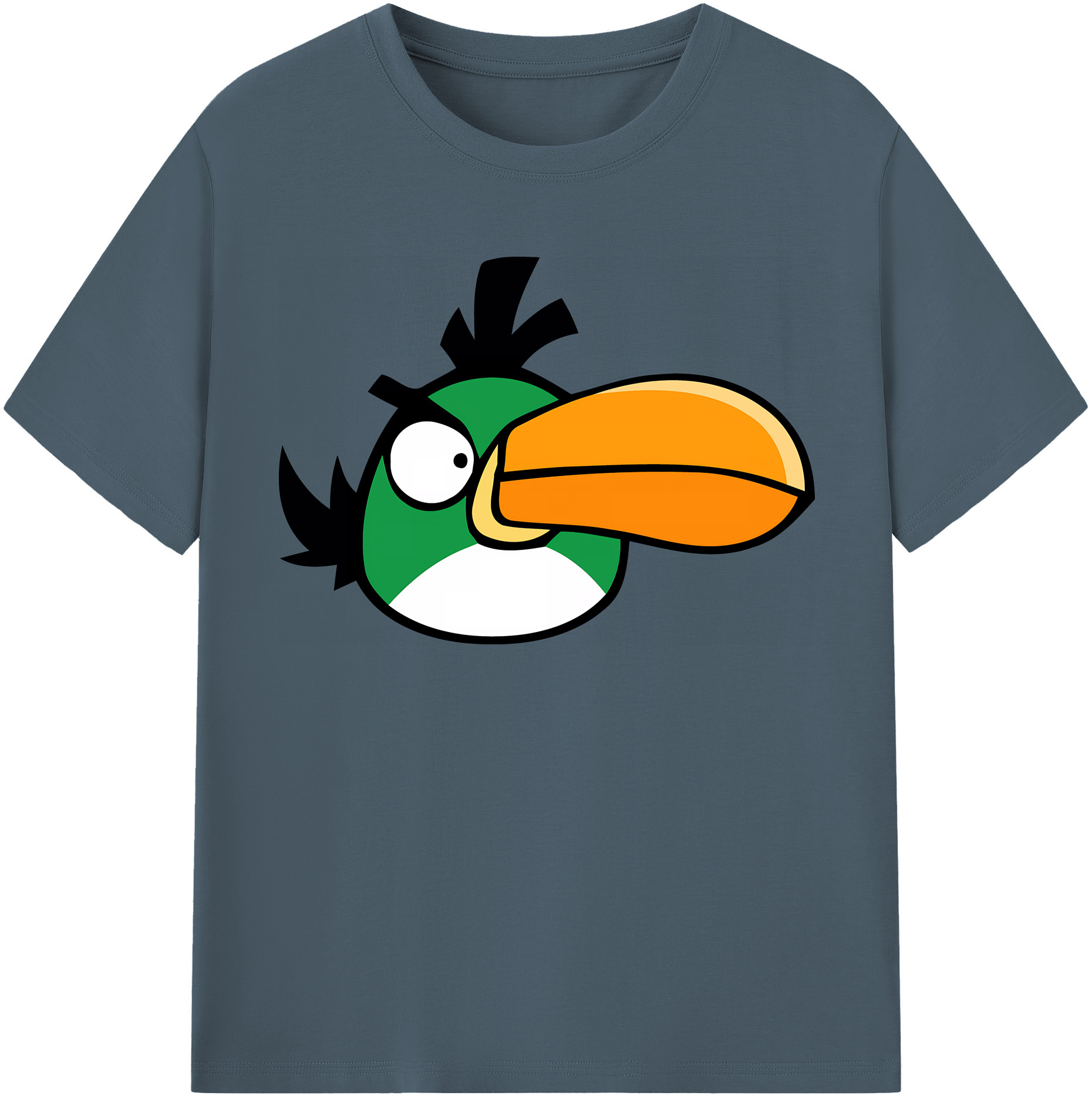 （画像用） Angry Birds アングリーバード 綿100％半袖Tシャツ（フロントプリント）